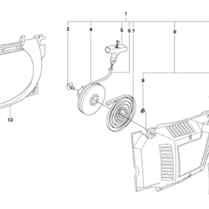 Husqvarna 365 X-TORQ Chainsaw Starter Assembly