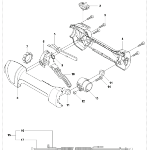 Husqvarna 525LK 2 Stroke CombiDrive Unit Throttle Control