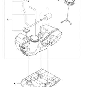 Husqvarna 525LK 2 Stroke CombiDrive Unit Fuel Tank