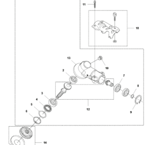 Husqvarna 545RX Brushcutter Bevel Gear