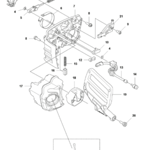 Husqvarna 540I XP 36v 14 and16in Chainsaw Chain Brake Assembly