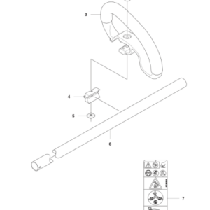 Husqvarna 520ILX 36v Strimmer Tube