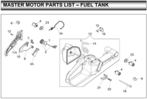 New Master 35® Petrol/Gasoline Impact Wrench Fuel Tank