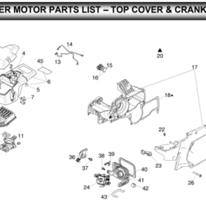 New Master 35® Petrol/Gasoline Impact Wrench Top Cover & Crankcase