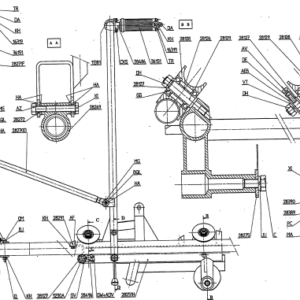 Geismar MV3 Rail Profile Grinder Trolley