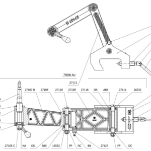 NR85-325 Geismar MTZ350 14 Inch Railsaw Con Rod