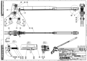 Plasser Robel Rail Lifting Device