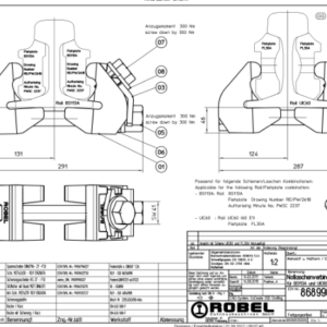 Plasser Robel Rail Clamp Short 68.05