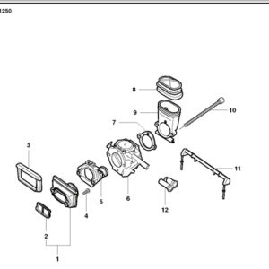 Husqvarna K1250 14in Rail Saw Carburettor