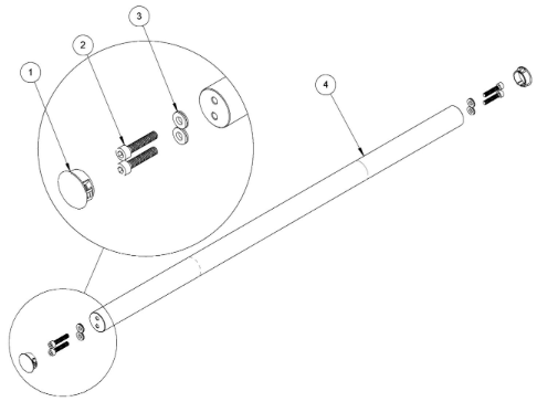 Permaquip Link Trolley MK2 Lift Handles