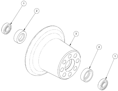 Permaquip Link Trolley MK2 Insulated Wheel Assembly