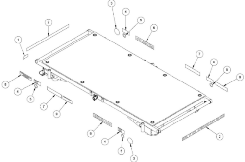 Permaquip Link Trolley MK2 Labels