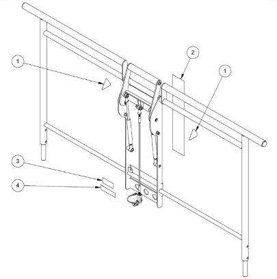 Permaquip Link Trolley MK2 Handle Labels