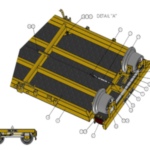 LT1000LU Rail Trolley