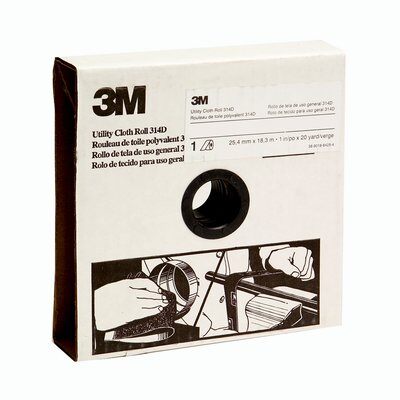 3M# UTILITY CLOTH ROLL, 25MM X 25M, P320