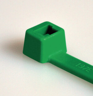 CABLE TIE, 4.8 X 300, GREEN, PACK OF 100