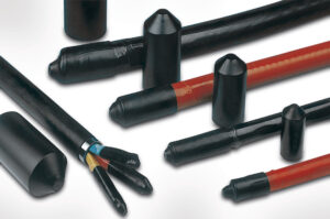 END CAP WITH THERMOPLASTIC ADHESIVE
