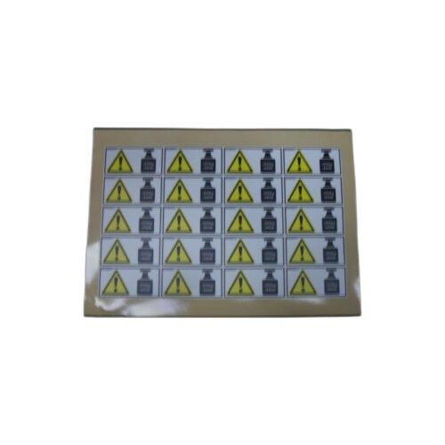 VARIAN MAXIMUM WEIGHT LABEL 100 X 50MM