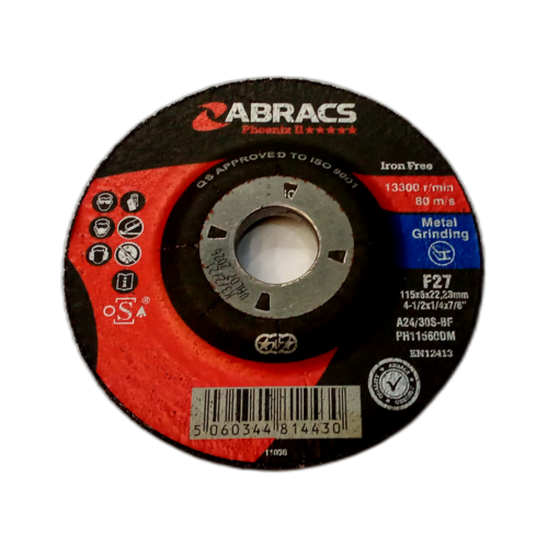 GRINDING WHEEL 115MM X 6.4MM