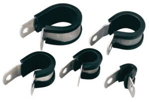 CABLE TIE, 16MM P-CLIP, 20MM, BAND BZP