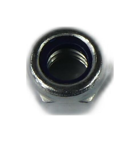 DIN985 M6 NYLON INSERT NUT GRADE 8 BZP
