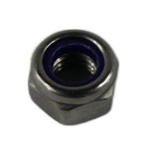 M8 NYLON INSERT NUT DIN 985 A2