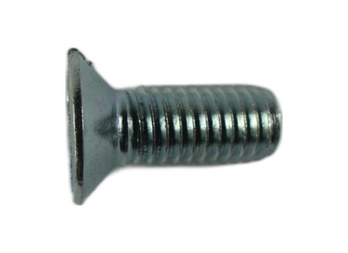 M8 X 20 CSK SLOTTED MACHINE SCREW BZP DI