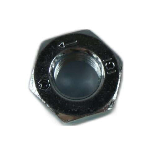 M10 LEFT HAND HEX FULL NUT BZP GR.8 DIN