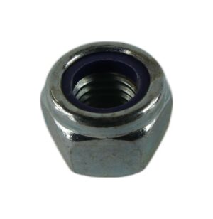 M12 NYLON INSERT NUT DIN 982 BZP TYPE P