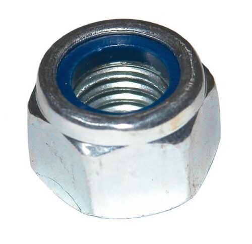M22 NYLOC NUT TYPE T DIN985 BZP