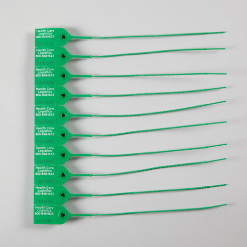 PULL TIGHT SECURITY SEAL, GREEN, 2.4X195