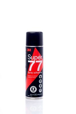3M SUPER 77 SPRAY ADHESIVE, 500ML