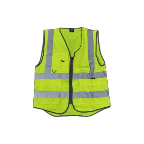 FIRST AIDER  HI VIS VEST YELLOW  MED C/W