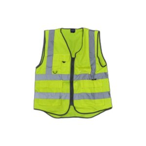 FIRST AIDER  HI VIS VEST YELLOW  MED C/W