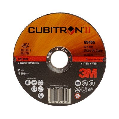 CUBITRON# II CUT-OFF WHEEL,115MM X 1MM