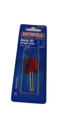 ROUTER BIT TCT TWO FLUTE 25.0MM X 25MM 1