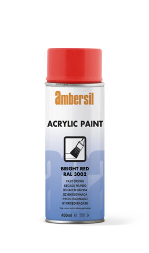 ACRYLIC PAINT, BRIGHT RED,3002, 400ML
