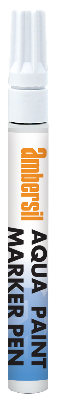 AMBERSIL AQUA PAINT MARKER PEN, WHITE