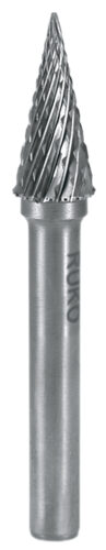 12 X 25MM CONICAL SHAPE CARBIDE BUR CUT