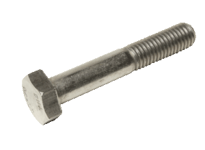 M10 X 55 DIN931 HT BOLT GR 10.9 BZP