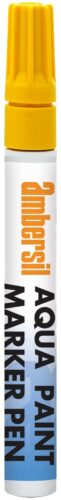 AMBERSIL AQUA PAINT MARKER PEN, YELLOW