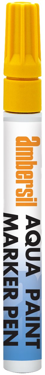 AMBERSIL AQUA PAINT MARKER PEN, YELLOW