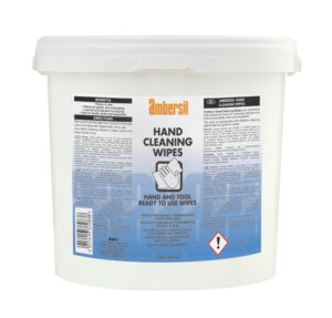 AMBERSIL HAND CLEANING WIPES, TUB OF 150