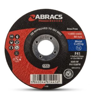 115X3X22MM FLATMETAL CUT DISC
