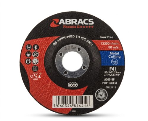 115X3X22MM FLATMETAL CUT DISC