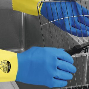DOUBLE DIPPED LATEX FLOCK LINED GLOVE